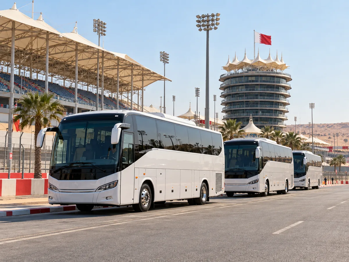Bahrain International Circuit Coach Hire